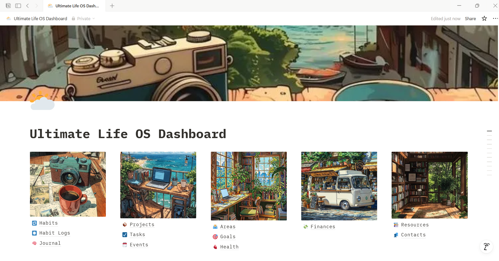 Ultimate Life OS Notion Template: Your All-in-One Dashboard for Productivity, Habits, and Goals